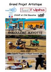 PEAC: artiste en résidence-projet 2020-2023- Angoulême-Mayotte
