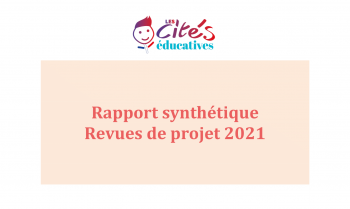Rapport synthétique - Revues de projet 2021