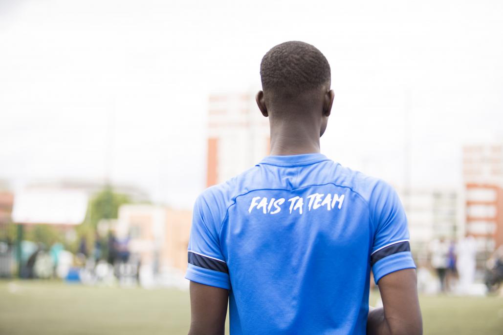La Mobilisation des jeunes de l'association FAIS TA TEAM autour des priorités entre médiation- prévention par le sport, la continuité sportive et éducative pour les enfants et jeunes inoccupés